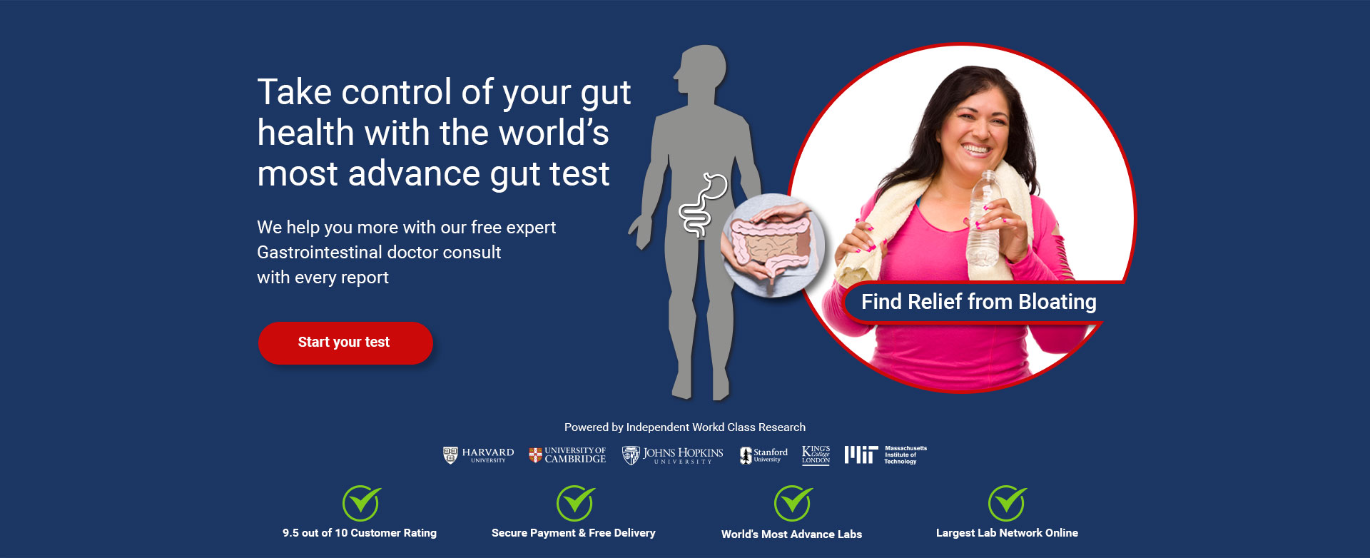 Find relief from bloating